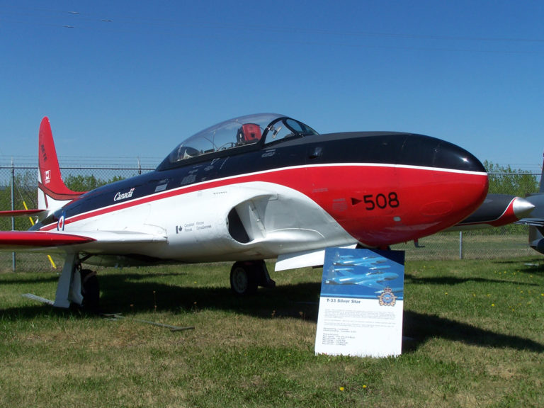 Cold Lake Museum T 33 Jet 768x576