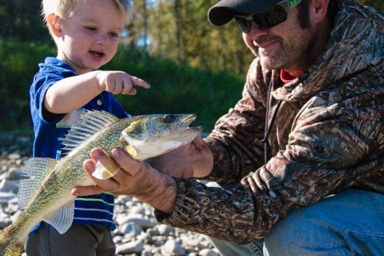 Fishing on the Athabasca River