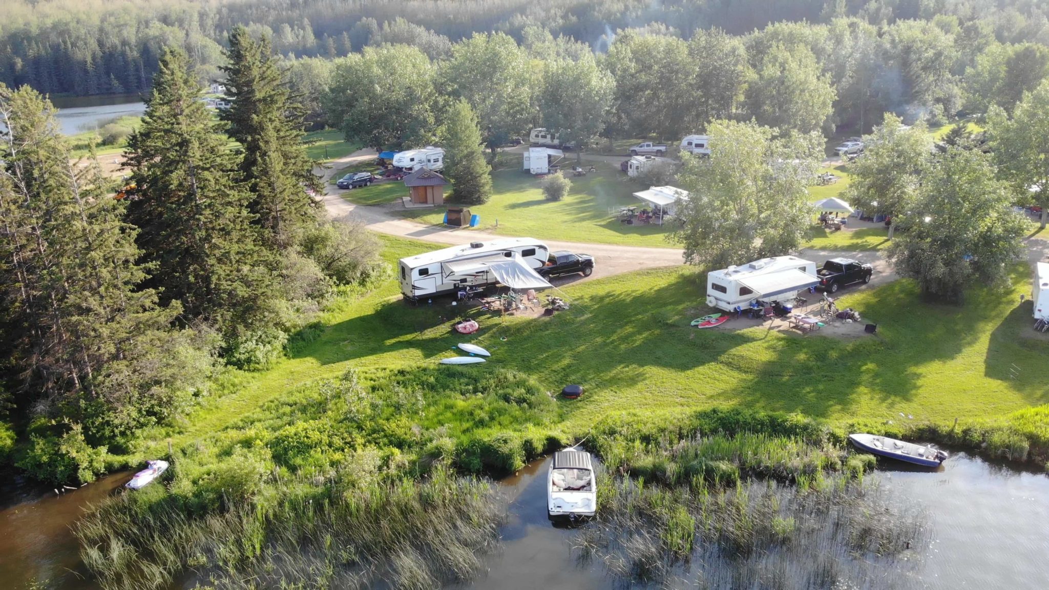 Thorhild County Region Campgrounds Go East of Edmonton