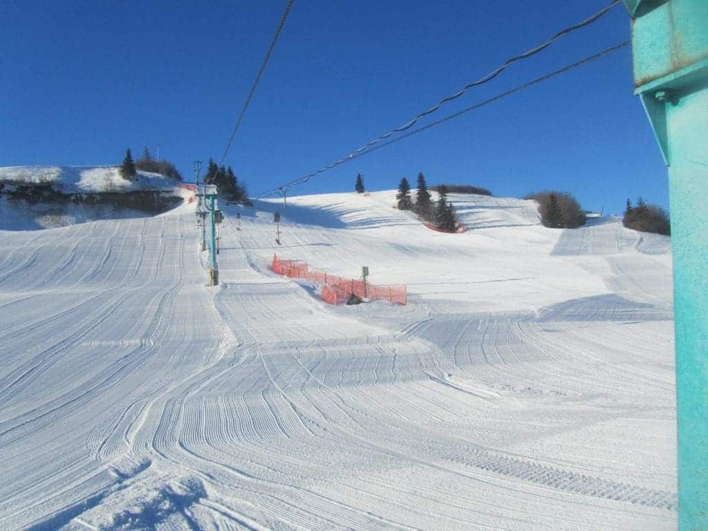 Valley Ski Hill Go East of Edmonton