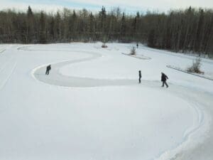 Miquelon Lake Skating Track