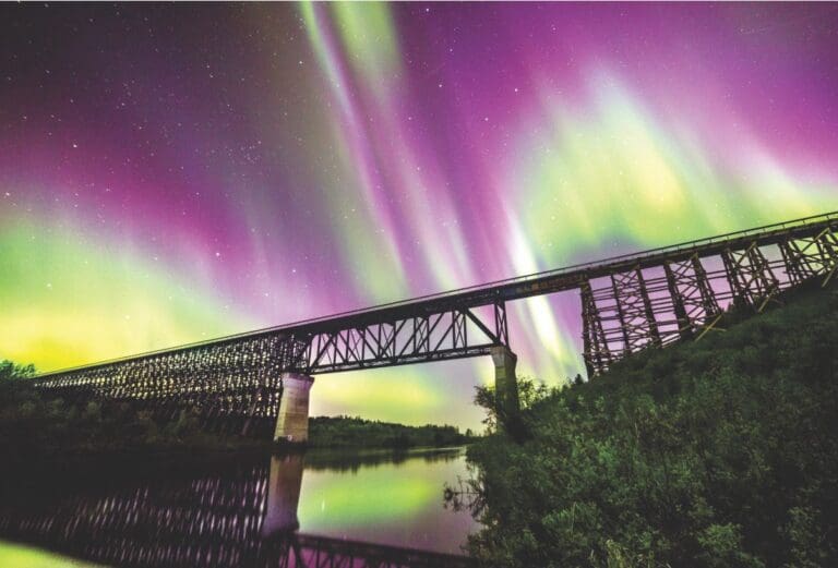 Beaver River Crossing south of Cold Lake by Brandon Born