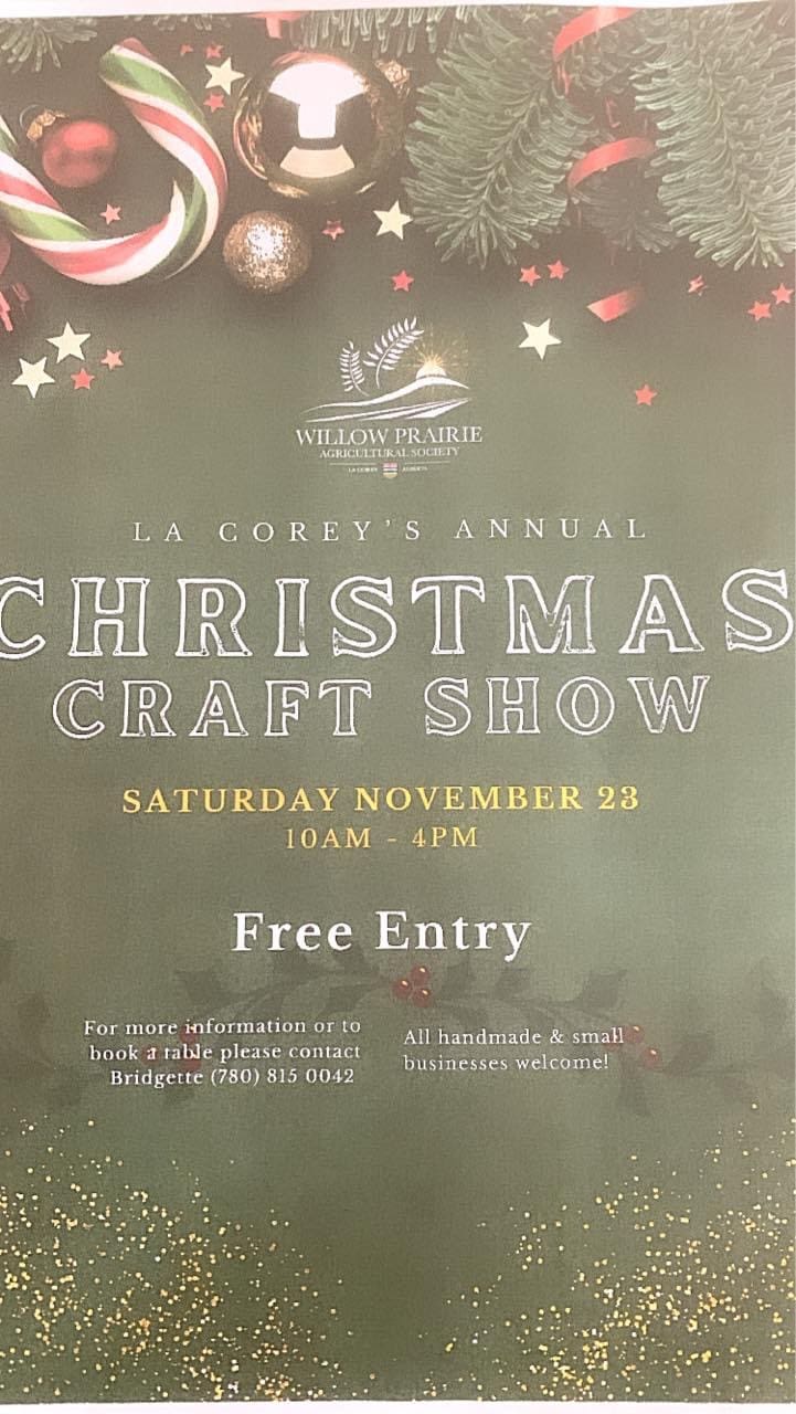 La Corey Christmas Craft Show Go East of Edmonton