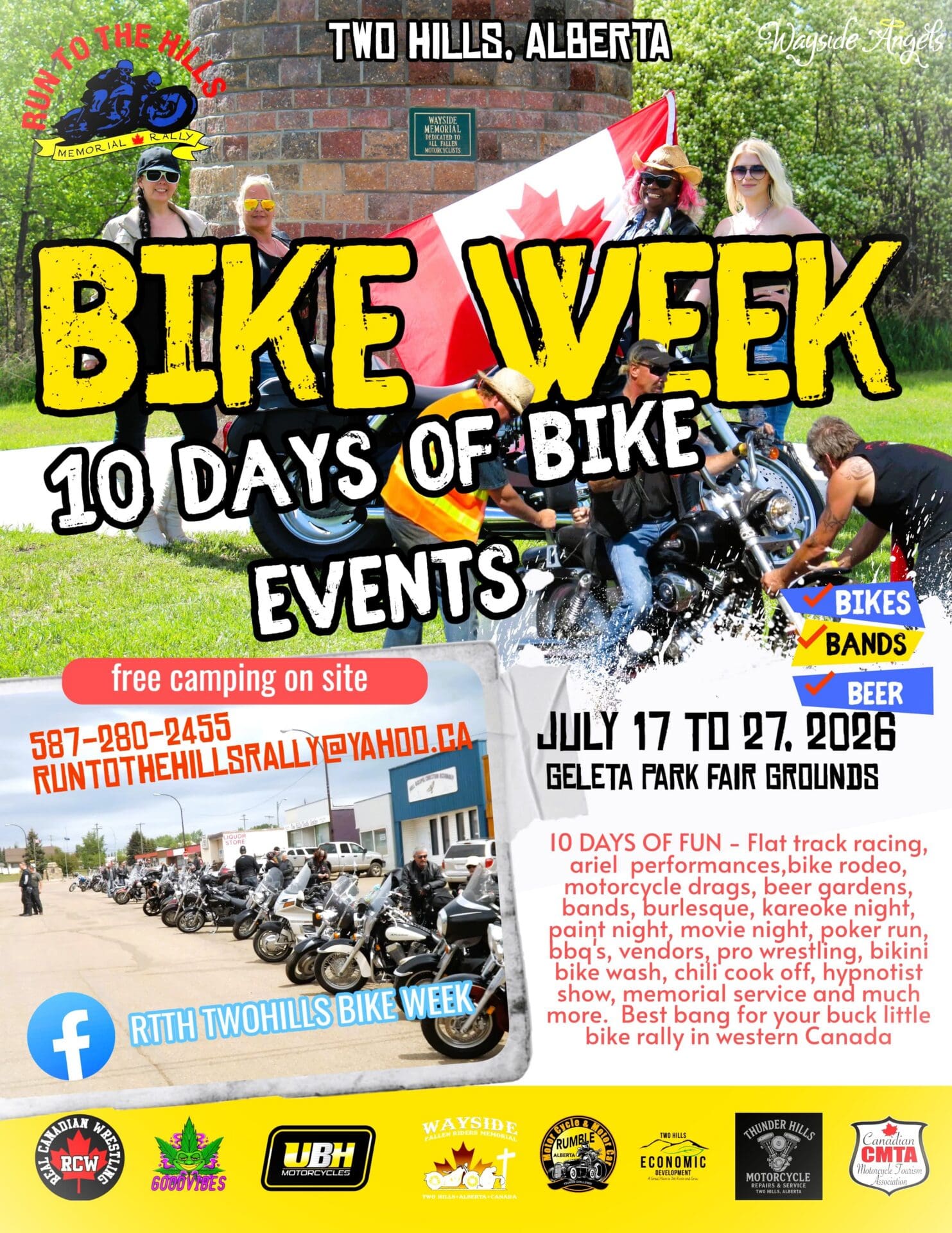 Featured image for “2026 Run to The Hills – Two Hills Bike Week”